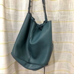 Anthropology crossbody leather bag